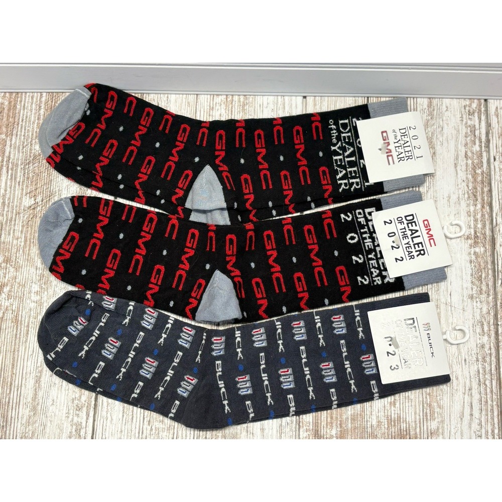 GMC, BUICK Socks DEALER OF THE YEAR 3 Pair